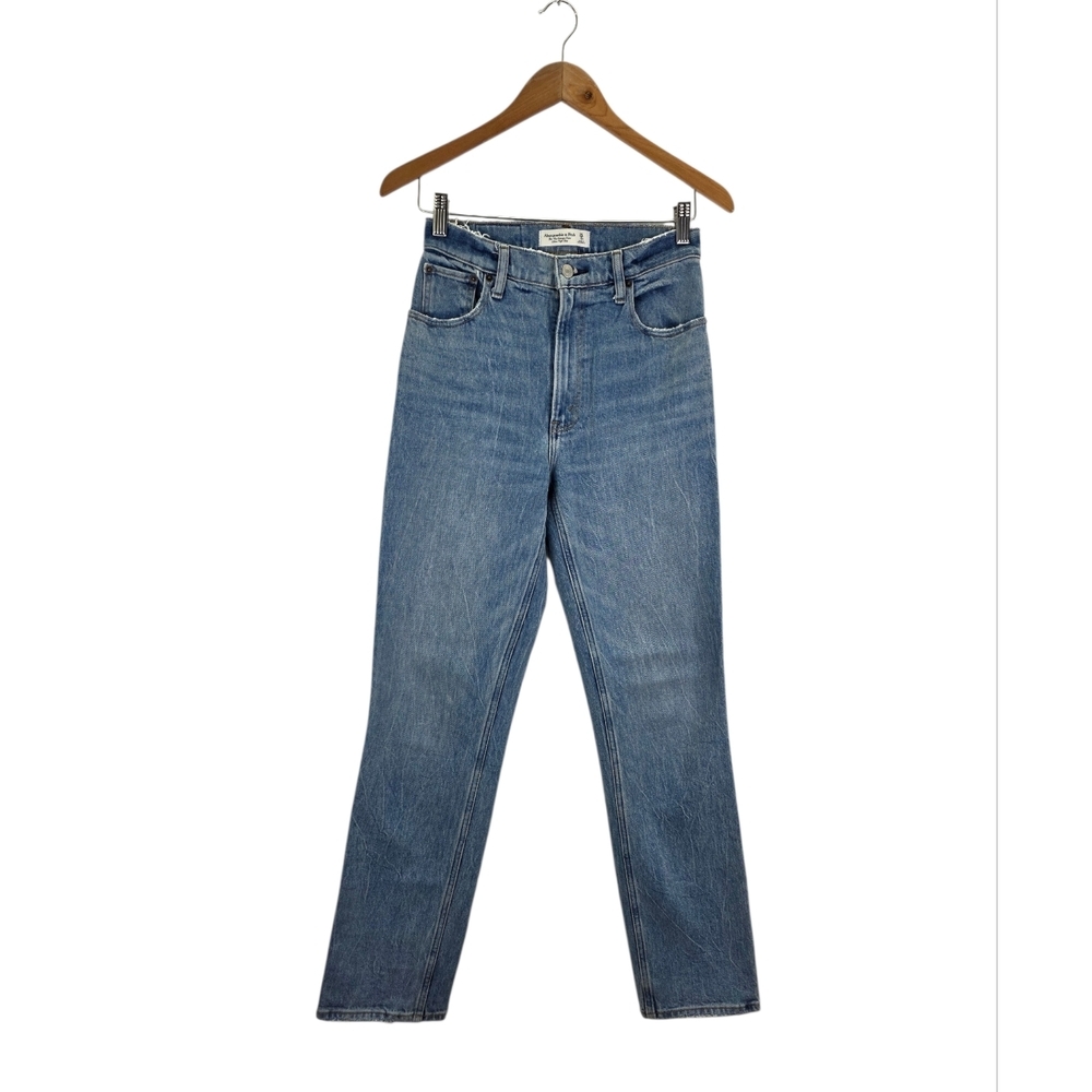 Abercrombie & Fitch Womens The 70 Vintage Flare Ultra High Rise Jeans Size 0R/25